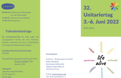 32nd Unitariertag in Cologne: A Short Report